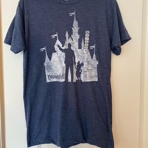 Disney Blue Short Sleeve Castle Tee